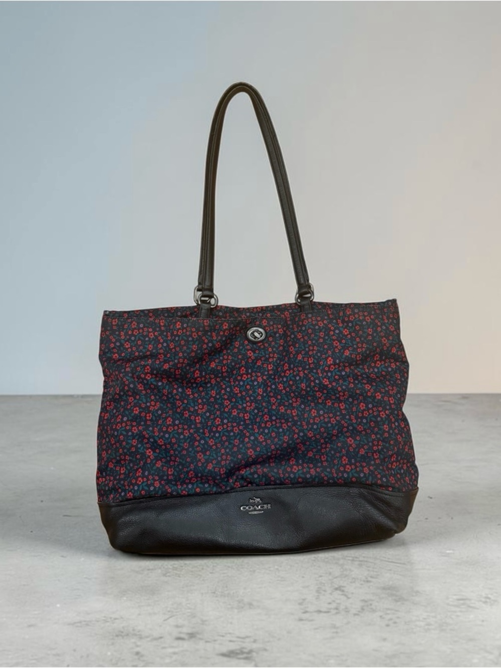 Pre-owned Coach Womens Ranch Floral print shoulder bag